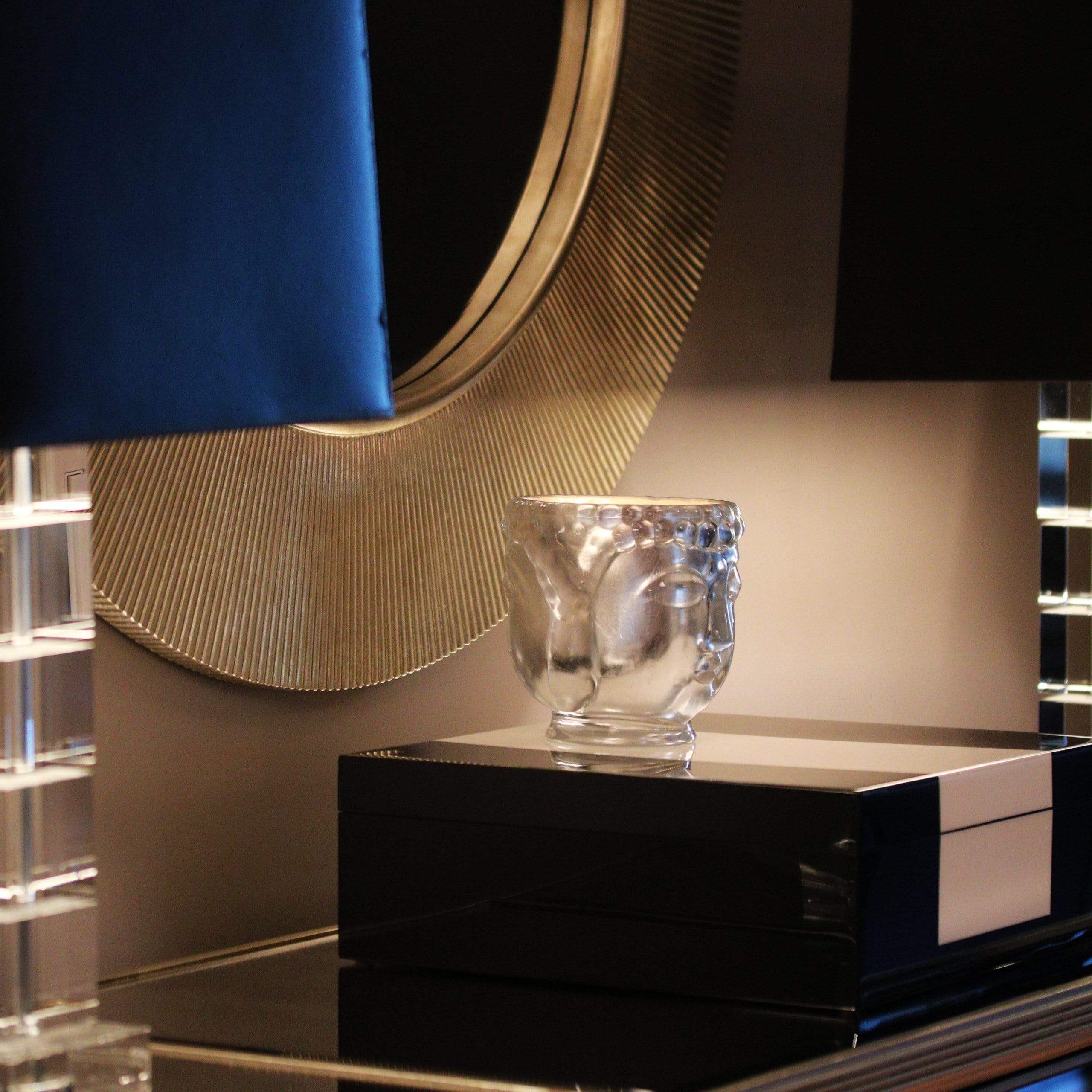 Supernova | Pure Silver Clear Glass Buddha Royale