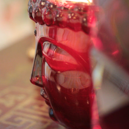 Elizabeth II | 24K Gold Ruby Red Glass Buddha Royale