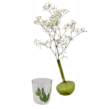 Tilted Sage Bud Vase - Pair Ro'Table
