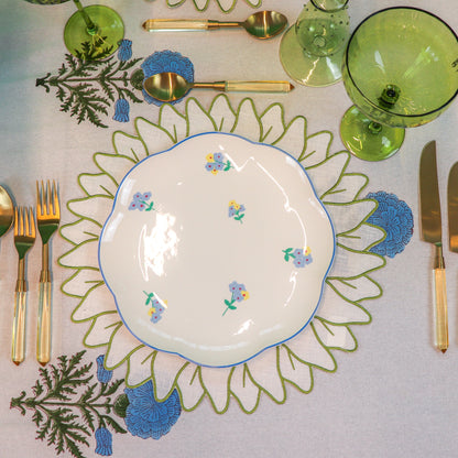 Toile de Blu Hortensia Tablecloth Ro'Table