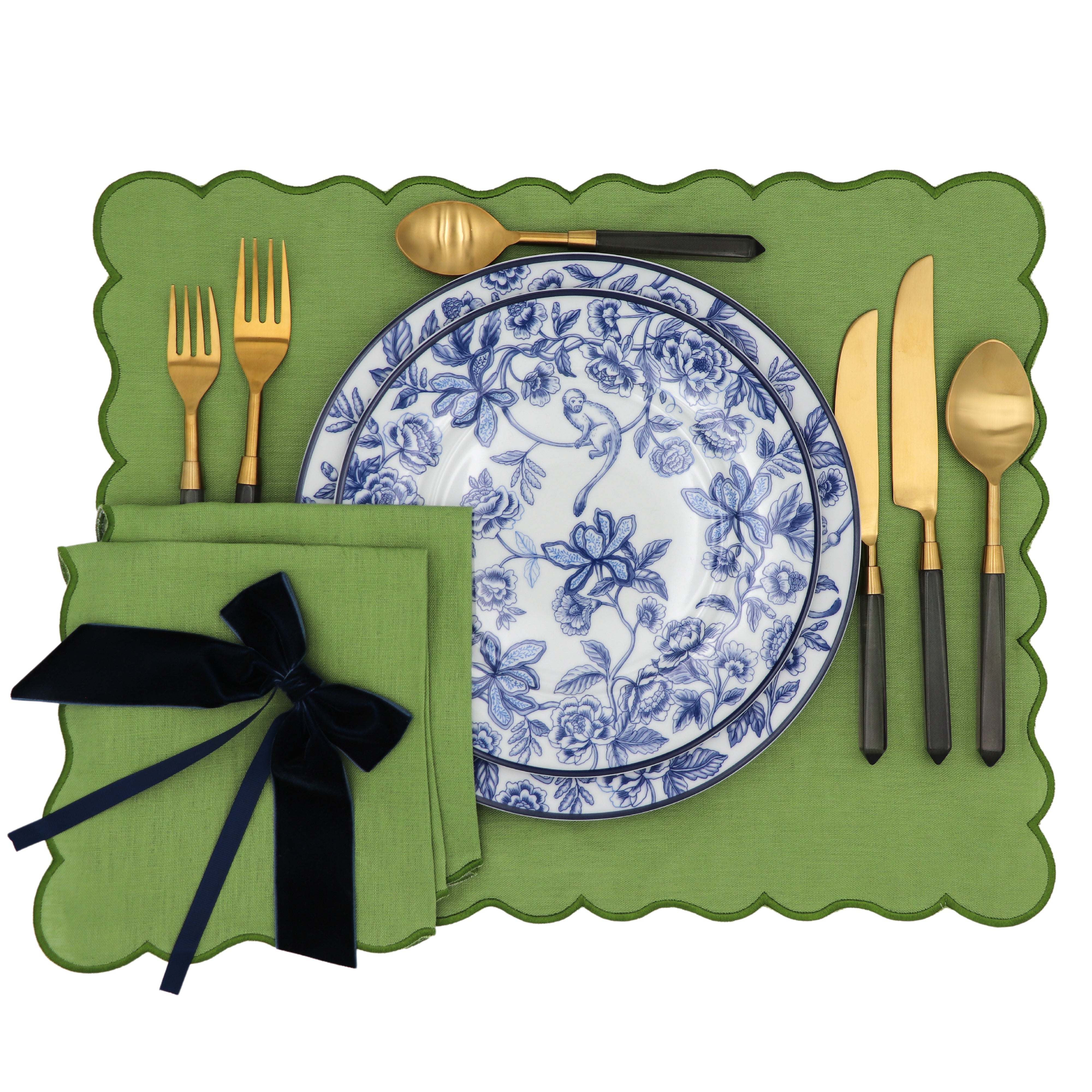 24pc Set Midnight Slate Cutlery - 6 Piece - Set of 4 Ro'Table