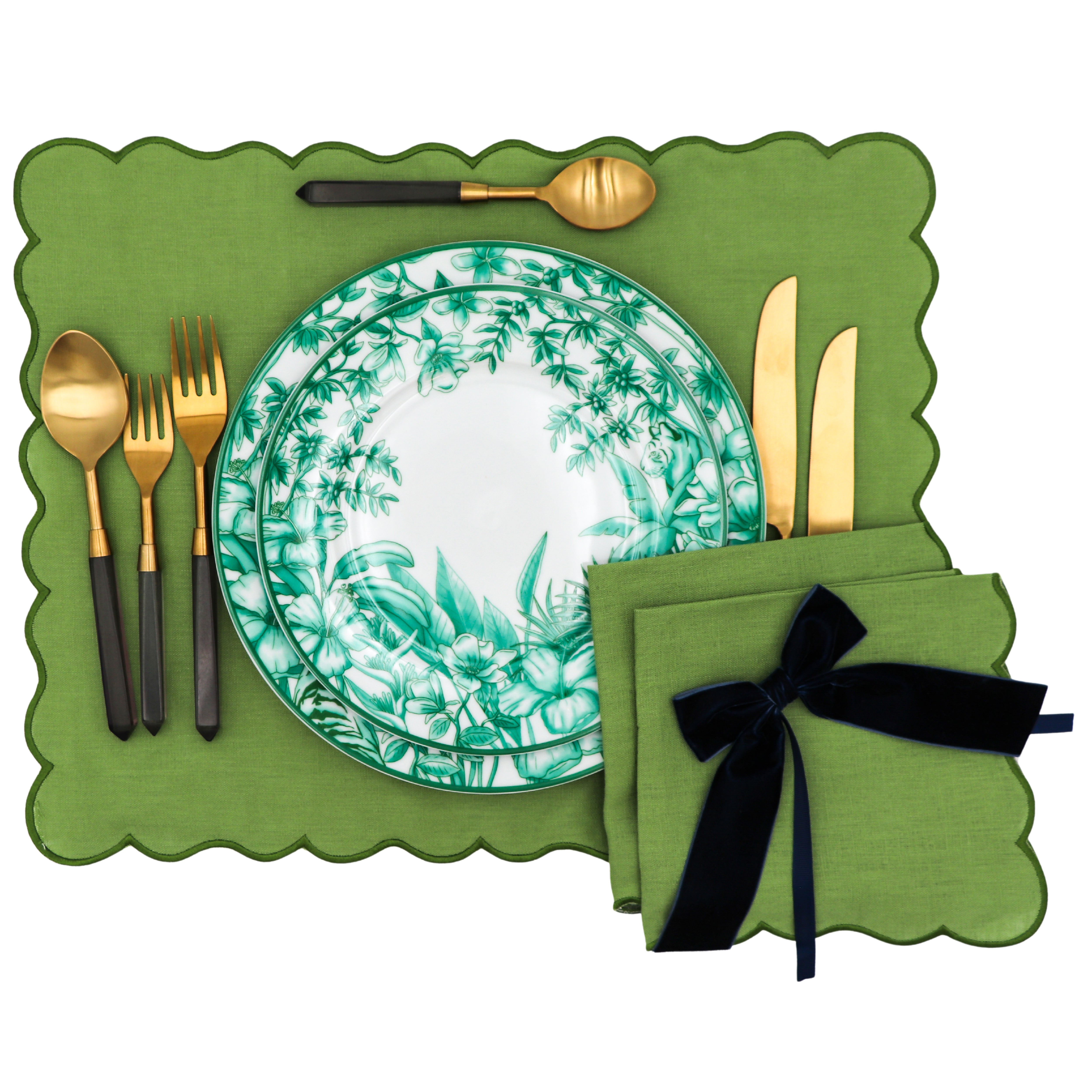 24pc Set Midnight Slate Cutlery - 6 Piece - Set of 4 Ro'Table