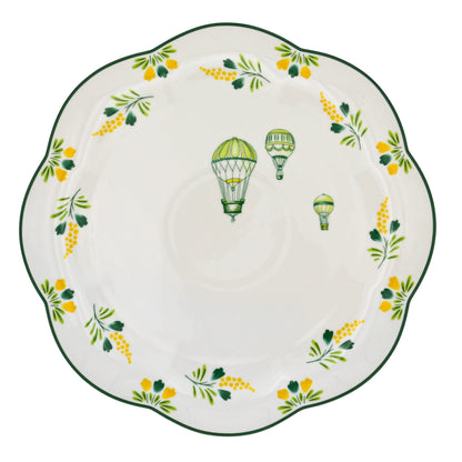 Valensole Lavender Scalloped Dinner Plate - Set of 4 (+1 Bonus Plate) Ro'Table