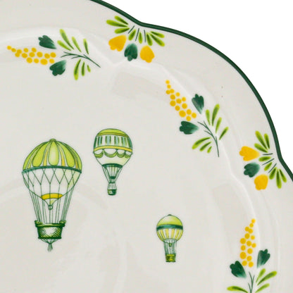 Valensole Lavender Scalloped Dinner Plate - Set of 4 (+1 Bonus Plate) Ro'Table