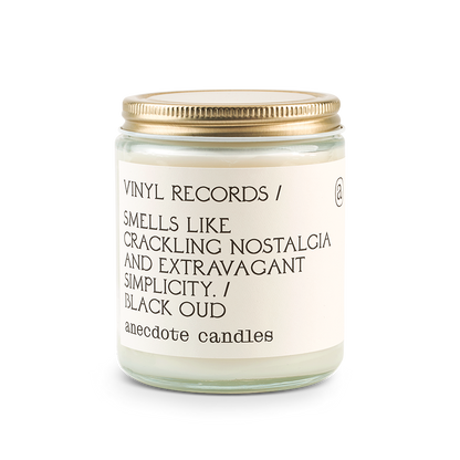 Vinyl Records Anecdote Candles