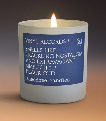 Vinyl Records Anecdote Candles