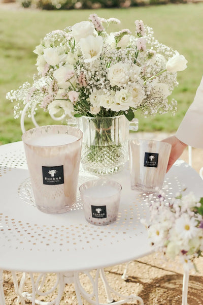Baobab Collection - Candle White Pearls   
