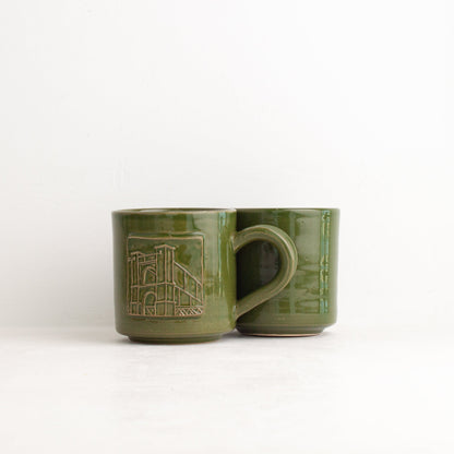 Suspension Bridge Mug Black Oak Art