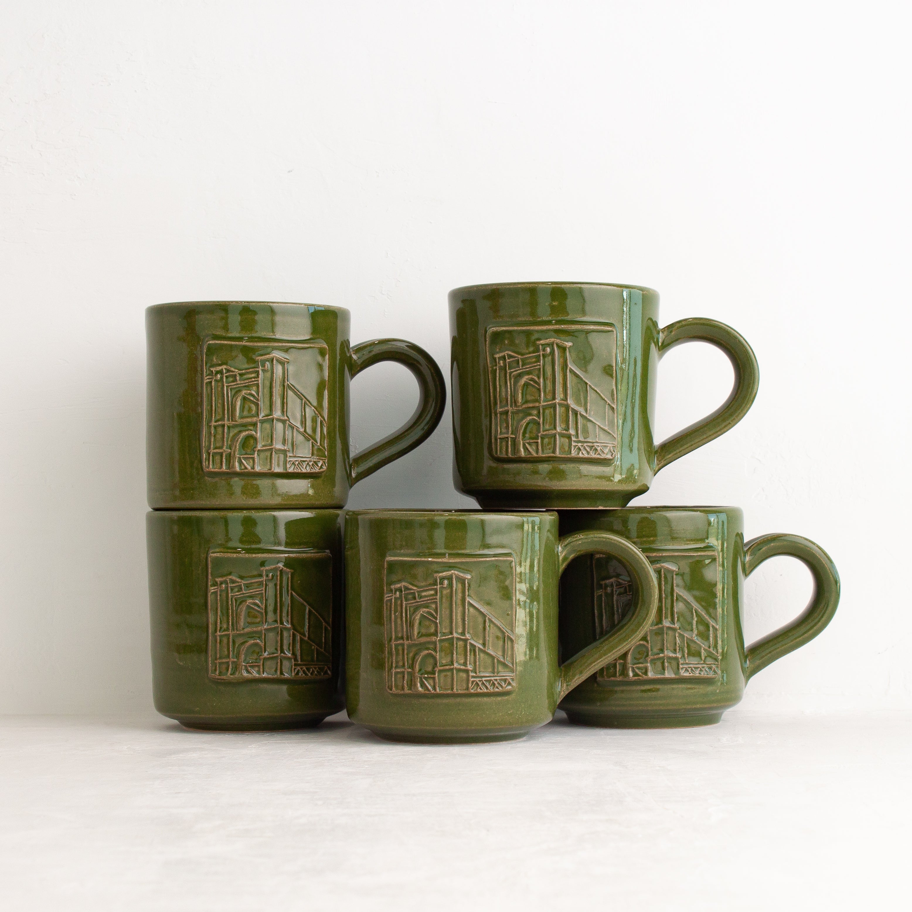 Suspension Bridge Mug Black Oak Art