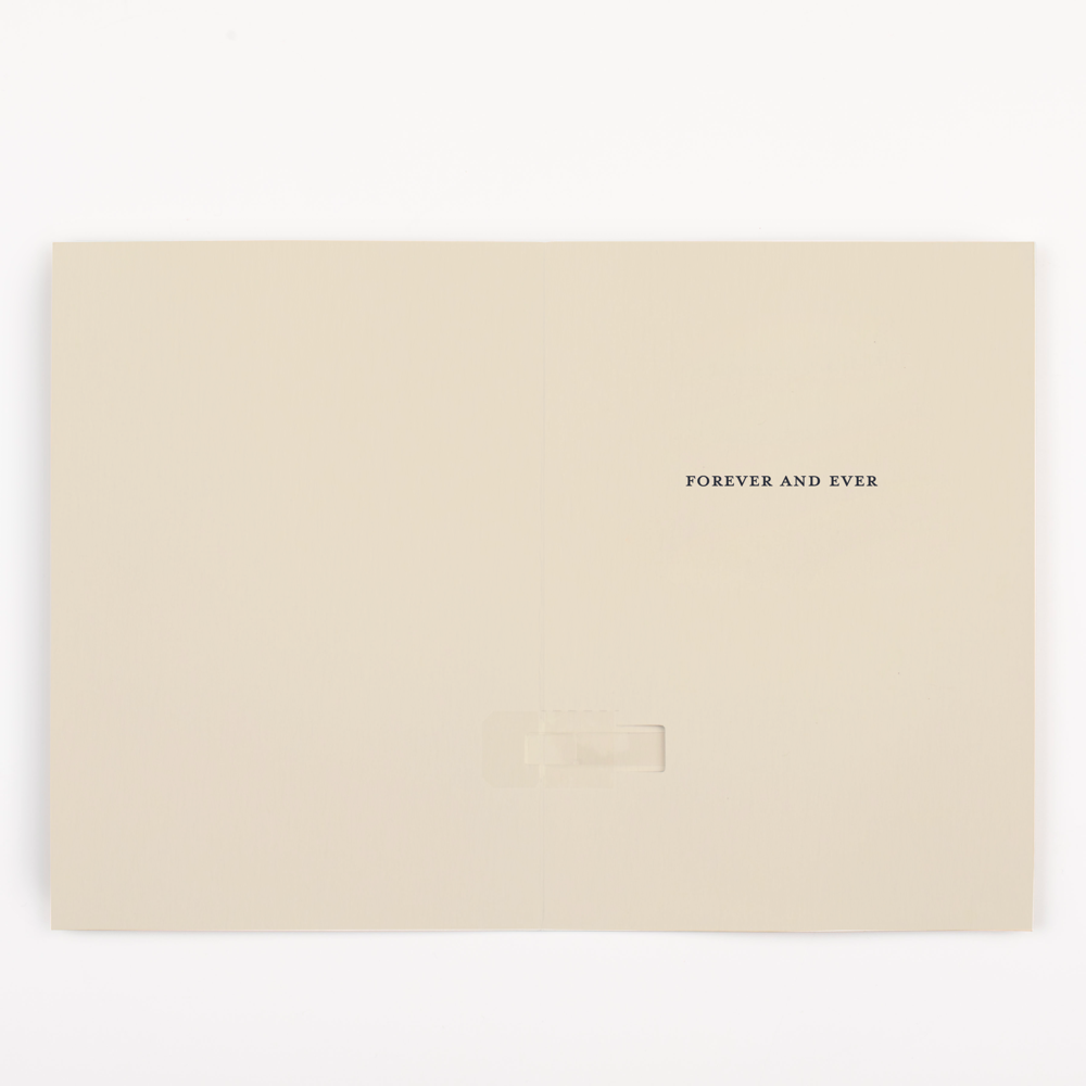 Endless Off-tune Wedding Card with Glitter Joker Greeting