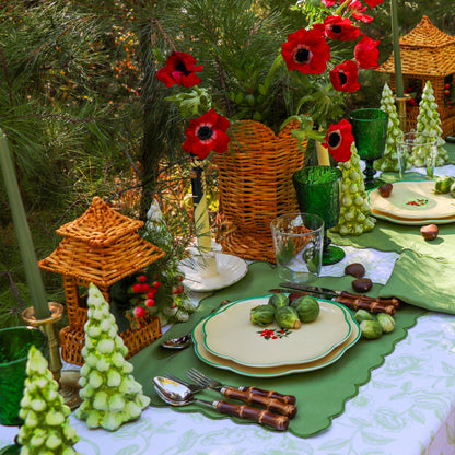 Winter-glow Pine Tree - Pair Ro'Table