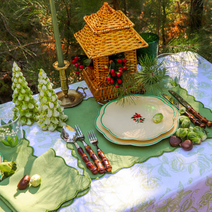 Winter-glow Pine Tree - Pair Ro'Table