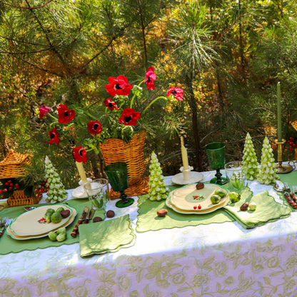 Winter-glow Pine Tree - Pair Ro'Table