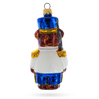Nutcracker Bear Glass Christmas Ornament BestPysanky