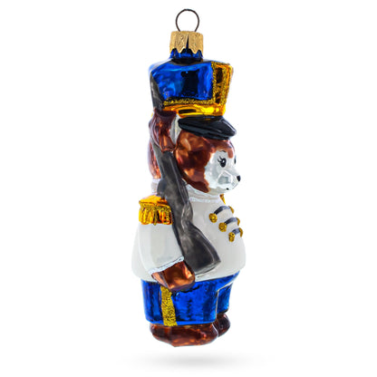 Nutcracker Bear Glass Christmas Ornament BestPysanky