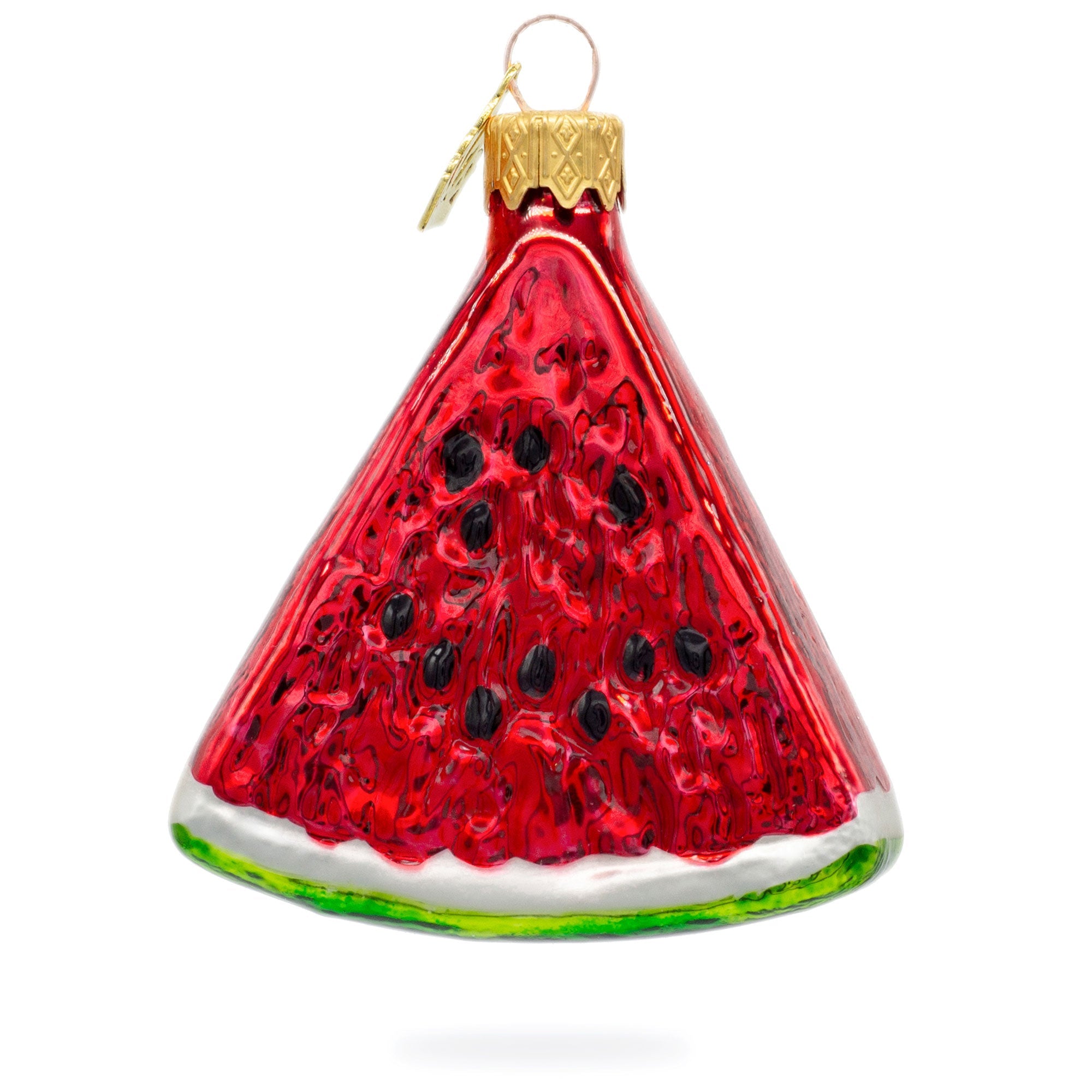 Watermelon Slice Glass Christmas Ornament BestPysanky