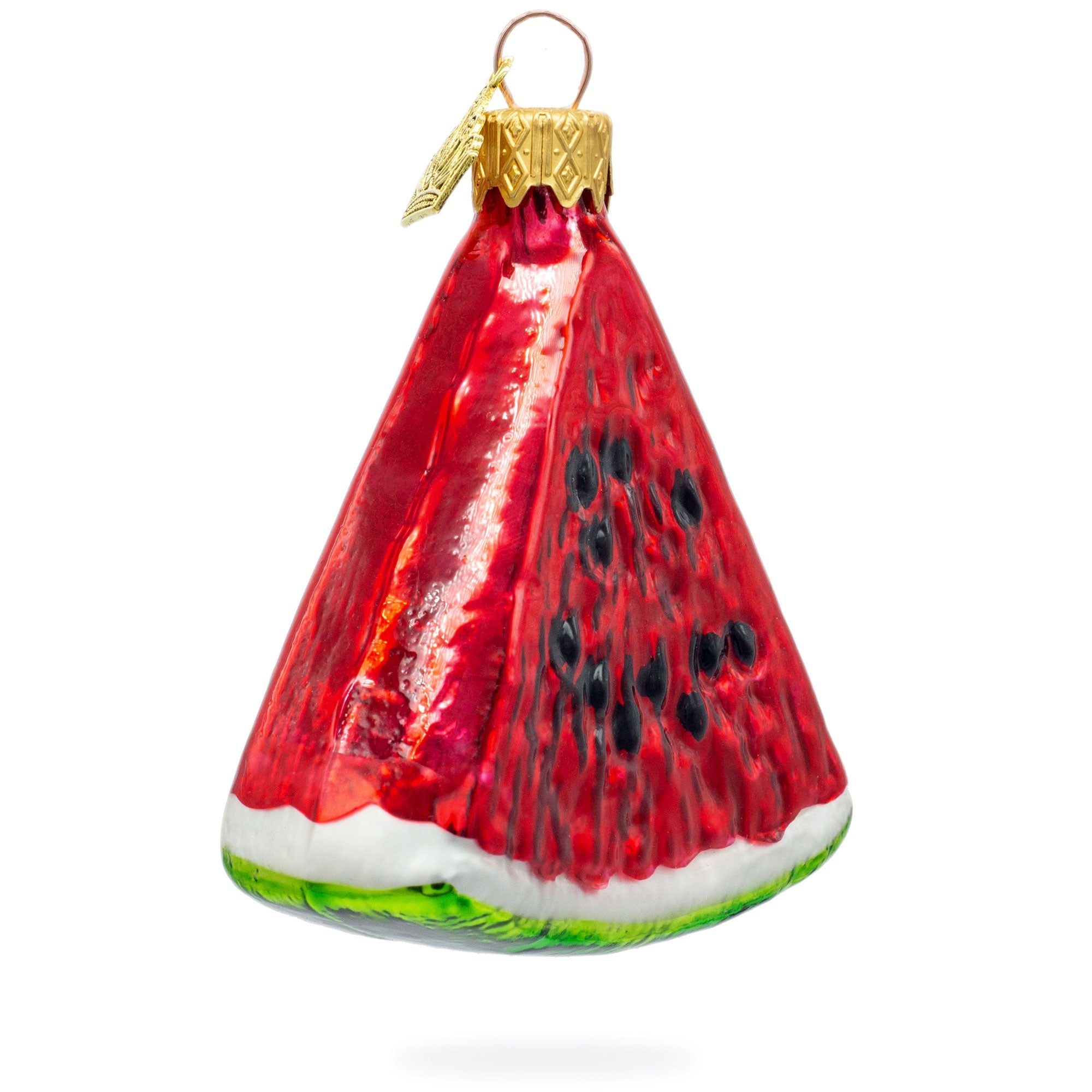 Watermelon Slice Glass Christmas Ornament BestPysanky