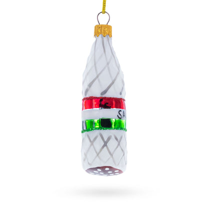 Hard Salami Glass Christmas Ornament