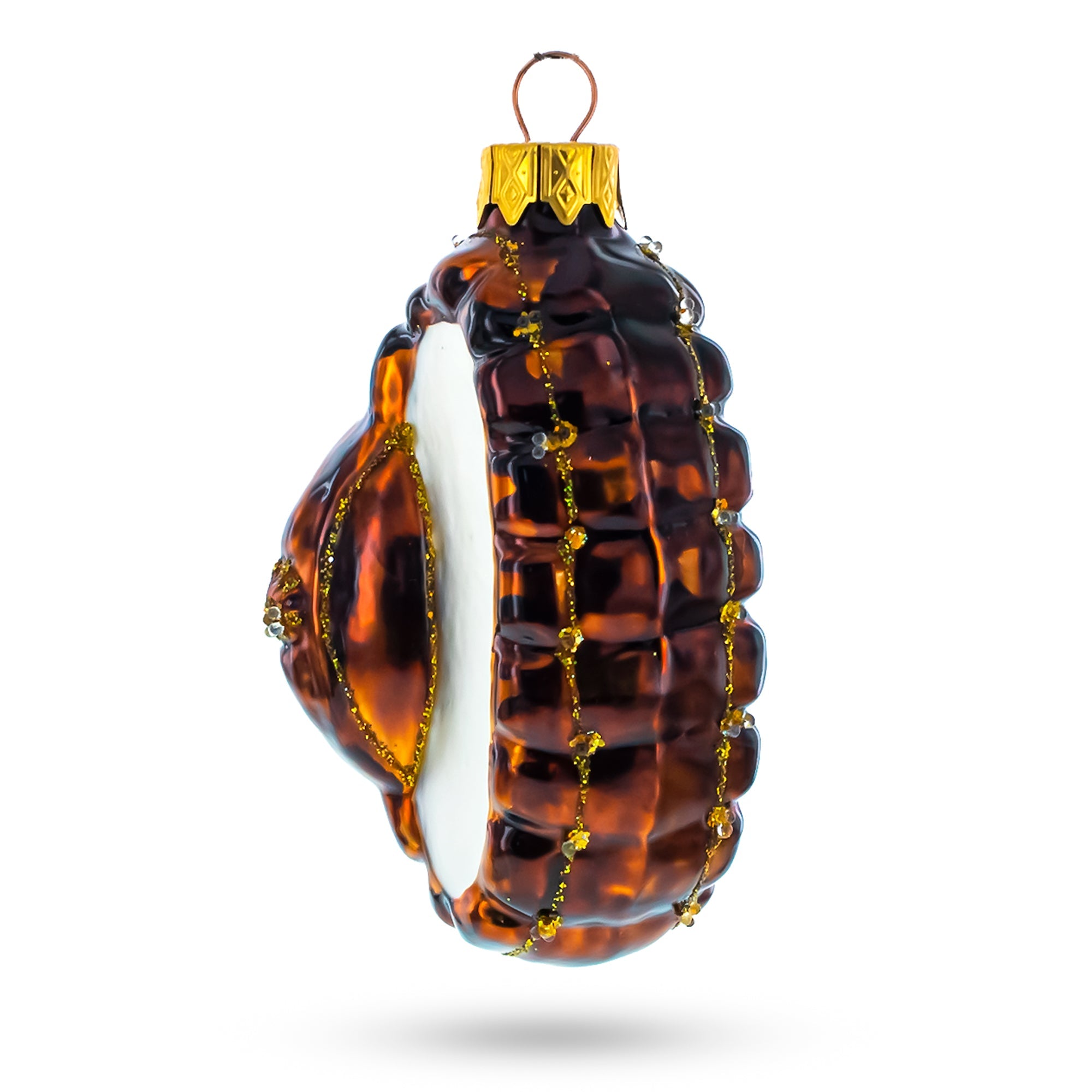 Brown Wristwatch Glass Christmas Ornament BestPysanky