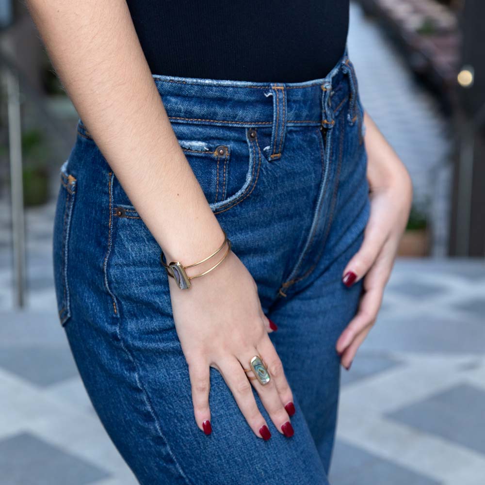 Abalone Slab Cuff Bracelet Barse Jewelry