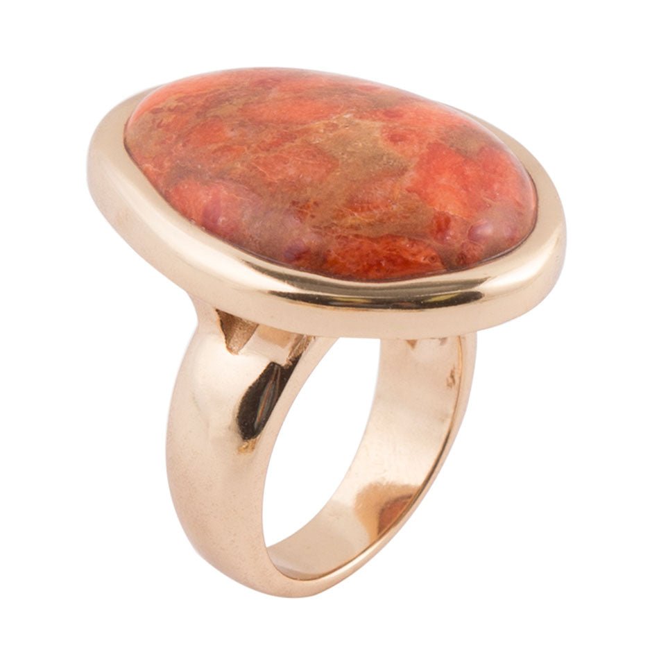 Abstract Sponge Coral Ring Barse Jewelry