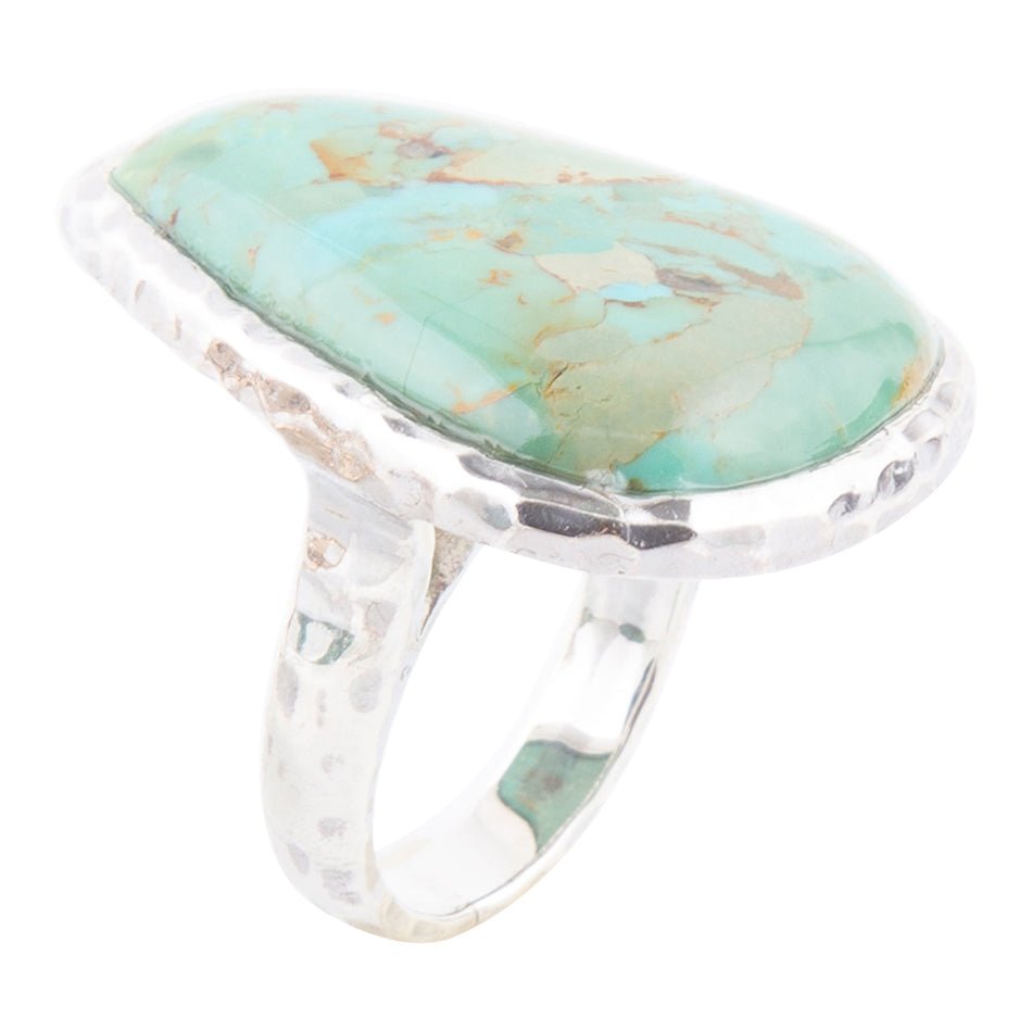 Abstract Blue Turquoise and Sterling Silver Ring Barse Jewelry