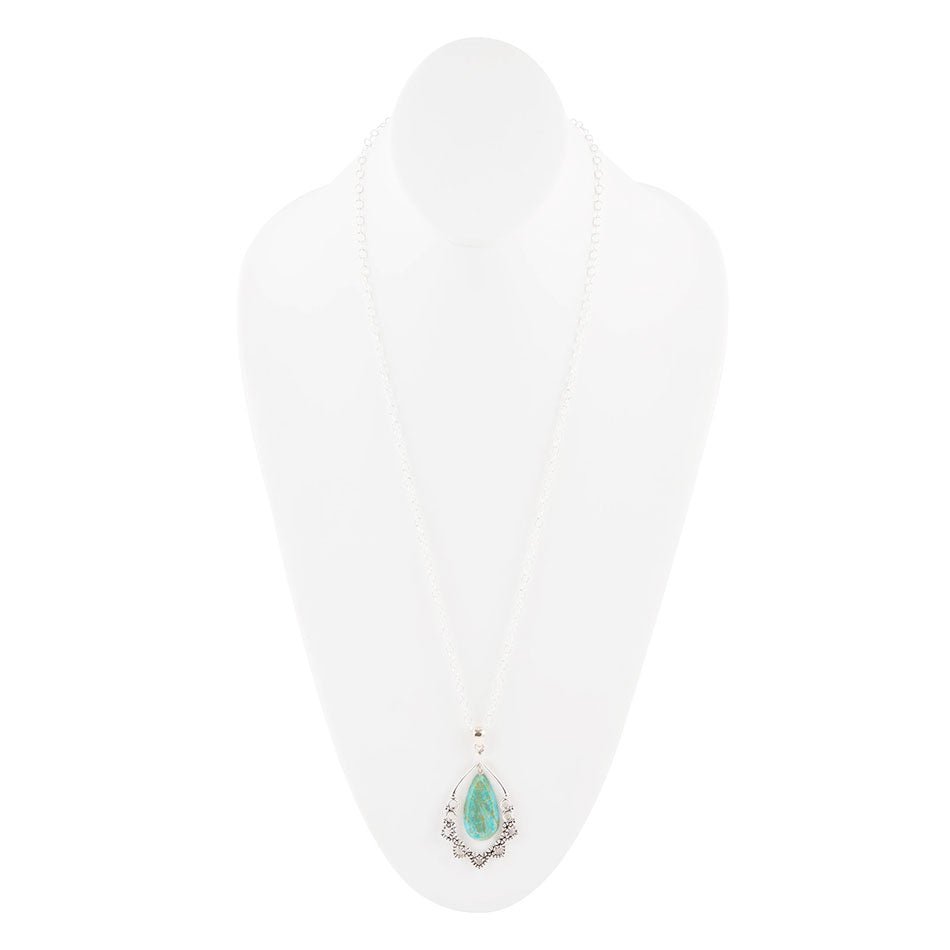 Lace Turquoise and Sterling Silver Necklace Barse Jewelry