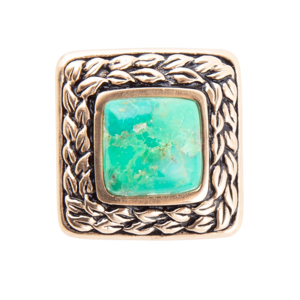 Aloha Lime Turquoise Ring Barse Jewelry