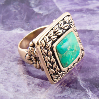 Aloha Lime Turquoise Ring Barse Jewelry
