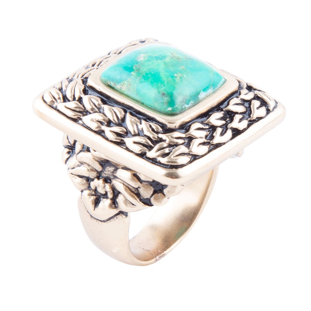 Aloha Lime Turquoise Ring Barse Jewelry