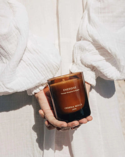 Cereria Molla - Wellbeing Orange Blossom & Ginger Candle — lifestyle view