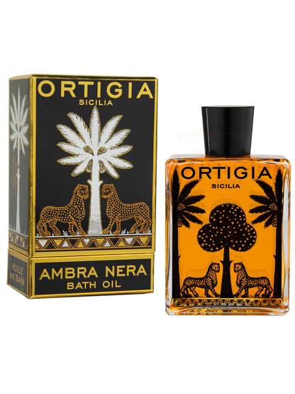 ORTIGIA Sicilia - AMBRA NERA BATH OIL 200ML - 6.8 fl. oz. ORTIGIA Sicilia