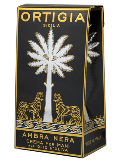 Ortigia Sicilia - Ambra Nera Hand Cream 80 ml - 2.7 Fl. Oz.   