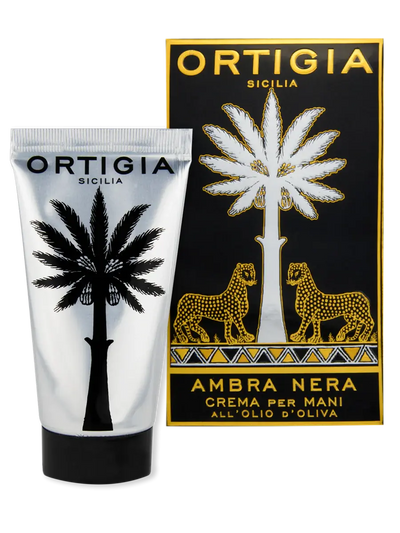 Ortigia Sicilia - Ambra Nera Hand Cream 80 ml - 2.7 Fl. Oz.   