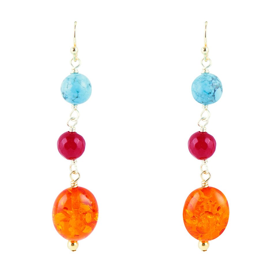 Ambrosia Linear Drop Earrings Barse Jewelry