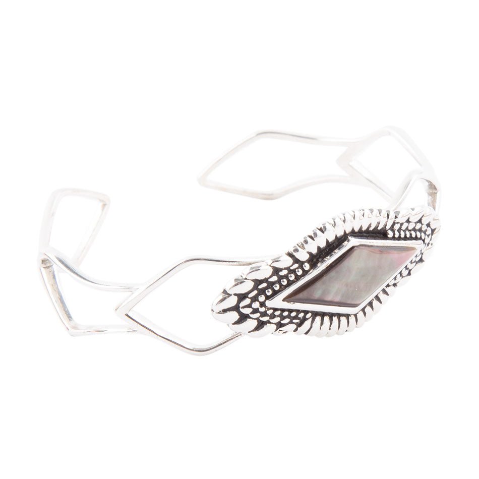 Anemone Black Pearl Cuff Bracelet Barse Jewelry