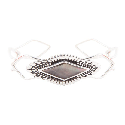 Anemone Black Pearl Cuff Bracelet Barse Jewelry