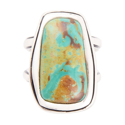 Art Blue Turquoise and Sterling Silver Statement Ring Barse Jewelry