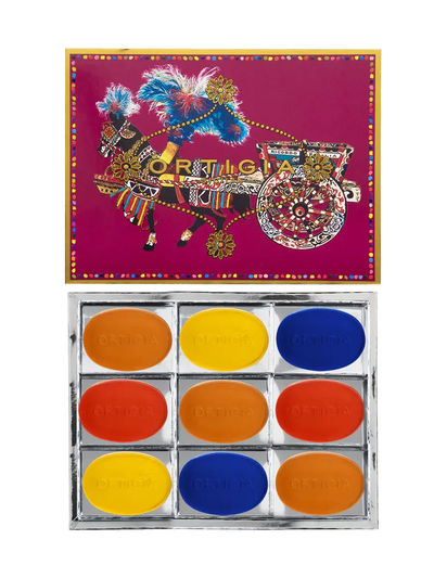 Ortigia Sicilia - Cardinale Assorted Box - 9 Glycerine Soaps