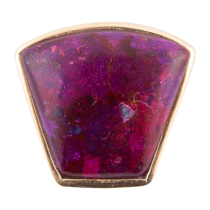 Athena Purple Turquoise Statement Golden Ring Barse Jewelry