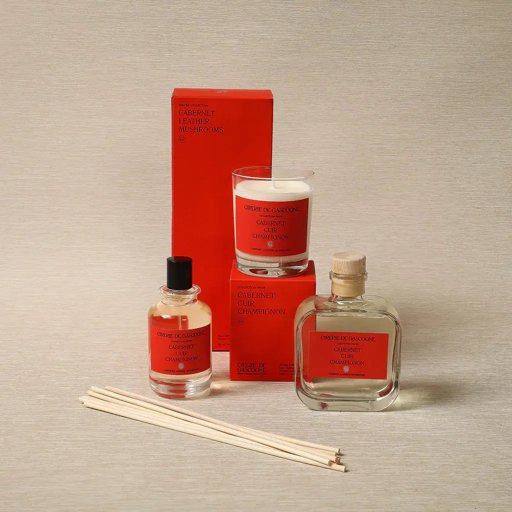 Cabernet, Leather, Mushrooms Room Spray Cirerie de Gascogne (US/CAN)-Distributed by Scents of Europe