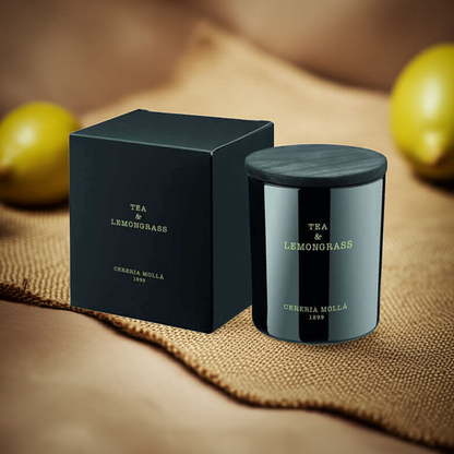 Cereria Molla - Tea & Lemongrass Candle - 8 oz / 230 g - Coastous