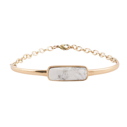 Back to Basics White Howlite Bracelet Barse Jewelry