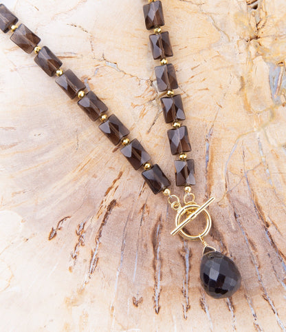 Baron Smoky Quartz Charm Necklace Barse Jewelry