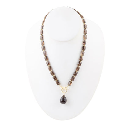 Baron Smoky Quartz Charm Necklace Barse Jewelry