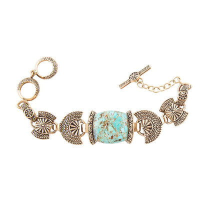 Batik Turquoise Toggle Bracelet Barse Jewelry