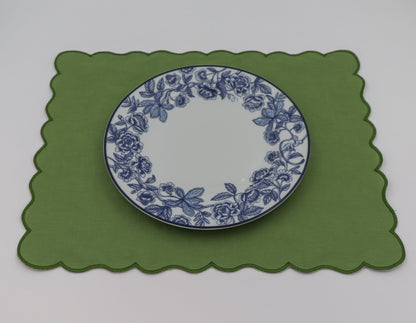 Bombay Blue Dinner Plate - Set of 4 (+1 Bonus Plate) Ro'Table