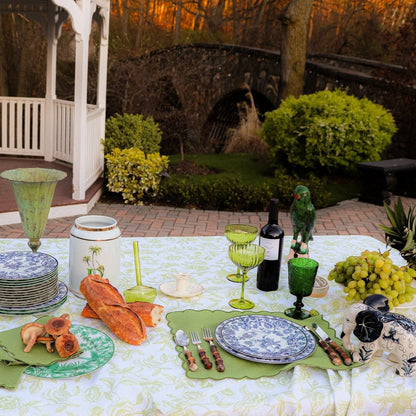 Bombay Blue Dinner Plate - Set of 4 (+1 Bonus Plate) Ro'Table