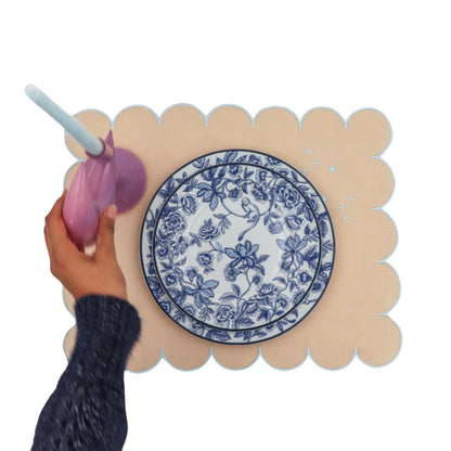 Bombay Blue Starter Plate - Set of 4 (+1 Bonus Plate) Ro'Table