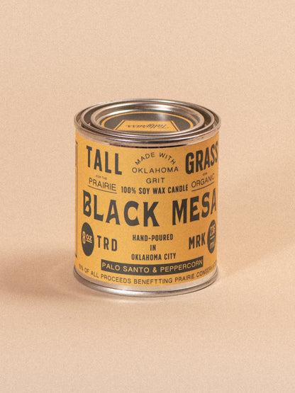 Black Mesa: Palo Santo + Peppercorn Soy Wax Candle Tallgrass Supply